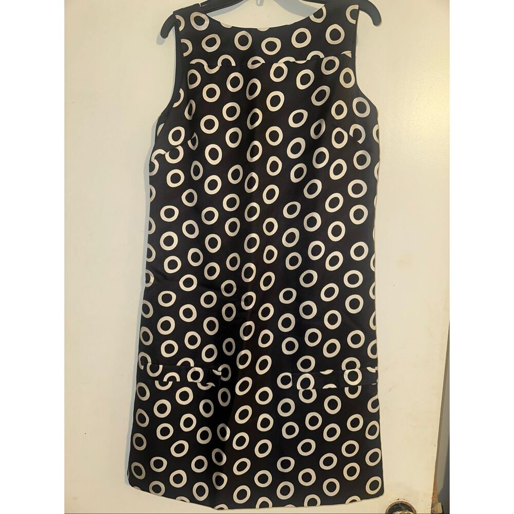 Fiori di Zucca geometric shift 100% Silk Dress Size 2 – Italian Designer Elegant